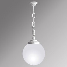 Светильник для уличного освещения с арматурой белого цвета, пластиковыми плафонами Fumagalli G30.120.000.WYE27