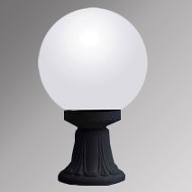 Светильник для уличного освещения с арматурой чёрного цвета, пластиковыми плафонами Fumagalli G30.111.000.AYE27