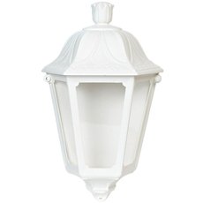 Светильник для уличного освещения с арматурой белого цвета, плафонами прозрачного цвета Fumagalli M28.000.000.WXE27