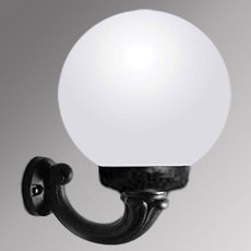 Светильник для уличного освещения с арматурой чёрного цвета, пластиковыми плафонами Fumagalli G30.132.000.AYE27