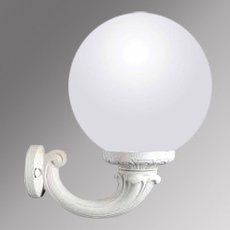 Светильник для уличного освещения с арматурой белого цвета, пластиковыми плафонами Fumagalli G30.132.000.WYE27