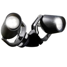 Светильник для уличного освещения с арматурой чёрного цвета, пластиковыми плафонами Fumagalli 3M1.000.000.AXU2L
