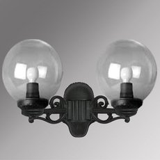 Светильник для уличного освещения с арматурой чёрного цвета Fumagalli G25.141.000.AXE27