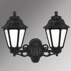 Светильник для уличного освещения с арматурой чёрного цвета, пластиковыми плафонами Fumagalli E22.141.000.AYE27
