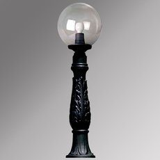 Светильник для уличного освещения с арматурой чёрного цвета, плафонами прозрачного цвета Fumagalli G25.162.000.AXE27