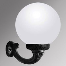 Светильник для уличного освещения с арматурой чёрного цвета Fumagalli G40.132.000.AYE27