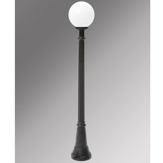 Светильник для уличного освещения с арматурой чёрного цвета, пластиковыми плафонами Fumagalli G30.158.000.AYE27