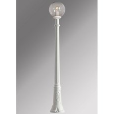 Светильник для уличного освещения с арматурой белого цвета, пластиковыми плафонами Fumagalli G30.158.000.WXE27
