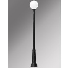 Светильник для уличного освещения с арматурой чёрного цвета, пластиковыми плафонами Fumagalli G30.157.000.AYE27