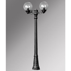 Светильник для уличного освещения с арматурой чёрного цвета Fumagalli G25.156.S20.AXE27