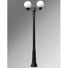 Светильник для уличного освещения с арматурой чёрного цвета, пластиковыми плафонами Fumagalli G25.157.S20.AYE27