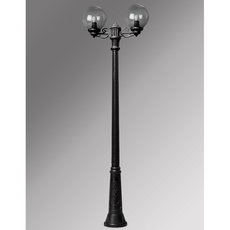 Светильник для уличного освещения с арматурой чёрного цвета, пластиковыми плафонами Fumagalli G25.157.S20.AZE27