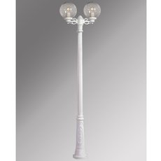 Светильник для уличного освещения с пластиковыми плафонами прозрачного цвета Fumagalli G25.157.S20.WXE27