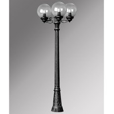 Светильник для уличного освещения с плафонами прозрачного цвета Fumagalli G25.156.S30.AXE27