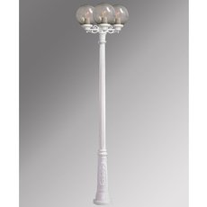 Светильник для уличного освещения с арматурой белого цвета, пластиковыми плафонами Fumagalli G25.157.S30.WZE27