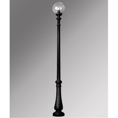 Светильник для уличного освещения с арматурой чёрного цвета, пластиковыми плафонами Fumagalli G30.202.000.AXE27