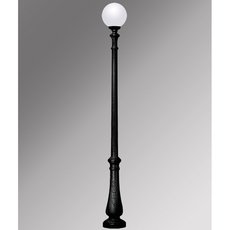 Светильник для уличного освещения с арматурой чёрного цвета, пластиковыми плафонами Fumagalli G30.202.000.AYE27