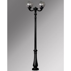 Светильник для уличного освещения с арматурой чёрного цвета, пластиковыми плафонами Fumagalli G30.202.R20.AZE27