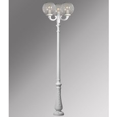 Светильник для уличного освещения с плафонами прозрачного цвета Fumagalli G30.202.R30.WXE27