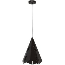Светильник с арматурой чёрного цвета, металлическими плафонами Luminex 5516