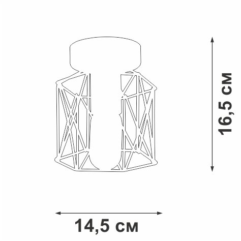 Potolochnyy svetilnik vitaluce v4382 1 1pl 2