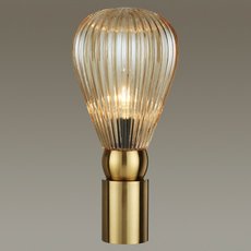 Настольная лампа с арматурой золотого цвета, стеклянными плафонами Odeon Light 5402/1T