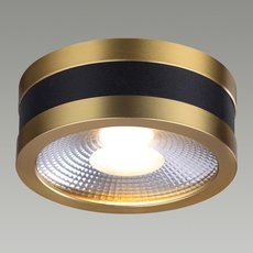 Точечный светильник с арматурой бронзы цвета, плафонами бронзы цвета Odeon Light 6613/7CL