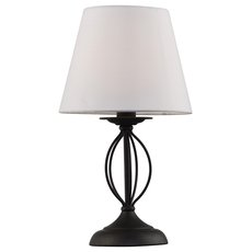 Настольная лампа с арматурой чёрного цвета, плафонами белого цвета Rivoli 2045-501