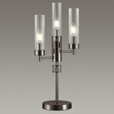 Настольная лампа с стеклянными плафонами прозрачного цвета Lumion 5275/3T