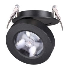 Точечный светильник с арматурой чёрного цвета, металлическими плафонами Novotech 357983