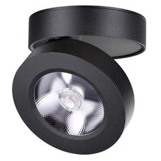 Точечный светильник с арматурой чёрного цвета, металлическими плафонами Novotech 357985