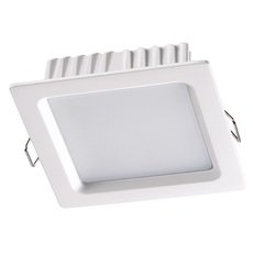 Точечный светильник с арматурой белого цвета, пластиковыми плафонами Novotech 358032