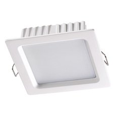 Точечный светильник с арматурой белого цвета, пластиковыми плафонами Novotech 358033