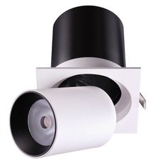 Точечный светильник с арматурой белого цвета, металлическими плафонами Novotech 358082