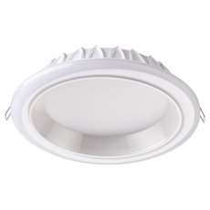 Точечный светильник с плафонами белого цвета Novotech 358281