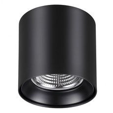 Точечный светильник с арматурой чёрного цвета Novotech 358473