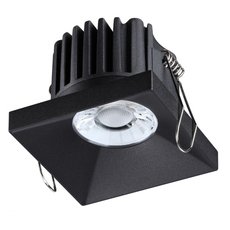 Точечный светильник с арматурой чёрного цвета Novotech 358481