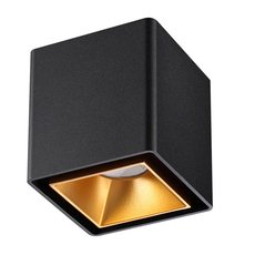Точечный светильник с арматурой чёрного цвета Novotech 358487