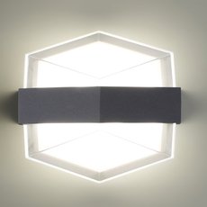 Светильник для уличного освещения с пластиковыми плафонами прозрачного цвета Novotech 358574