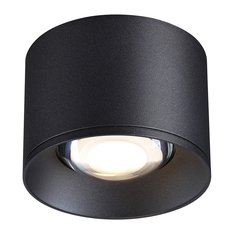 Точечный светильник с арматурой чёрного цвета Novotech 358652