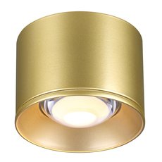Точечный светильник с арматурой золотого цвета, металлическими плафонами Novotech 358669