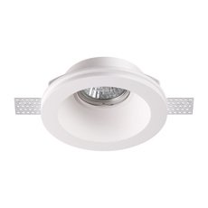 Точечный светильник с арматурой белого цвета, гипсовыми плафонами Novotech 370476