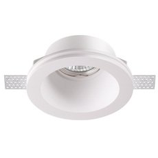 Точечный светильник с арматурой белого цвета, гипсовыми плафонами Novotech 370477