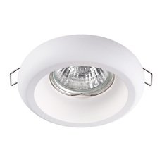 Точечный светильник с арматурой белого цвета, гипсовыми плафонами Novotech 370494