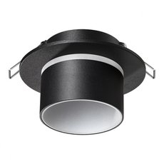 Точечный светильник с арматурой чёрного цвета Novotech 370715