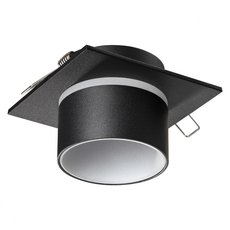 Точечный светильник с арматурой чёрного цвета, металлическими плафонами Novotech 370717