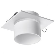 Точечный светильник с арматурой белого цвета, плафонами белого цвета Novotech 370718