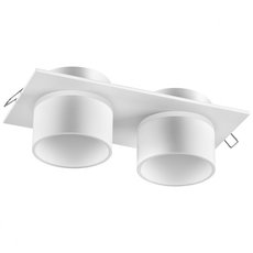Точечный светильник с арматурой белого цвета, плафонами белого цвета Novotech 370720