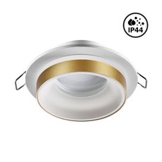 Точечный светильник с арматурой белого цвета, металлическими плафонами Novotech 370783