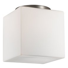 Светильник для ванной комнаты с арматурой никеля цвета, плафонами белого цвета Odeon Light 2407/1C